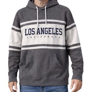 HOLLISTER Fleece Hoodie Small Fleece Gray Pullover Sweatshirt Long Sleeve Unisex
